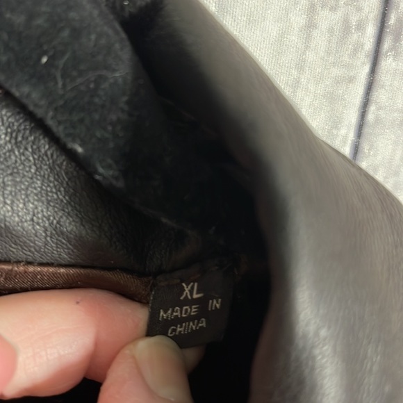 Marc New York Dark Brown Genuine Leather Jacket Mens XL - Picture 7 of 16